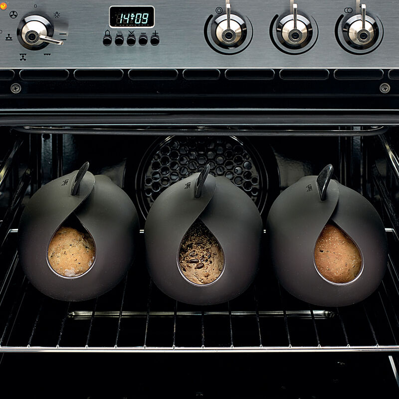 Mini-brödform i silikon, brun