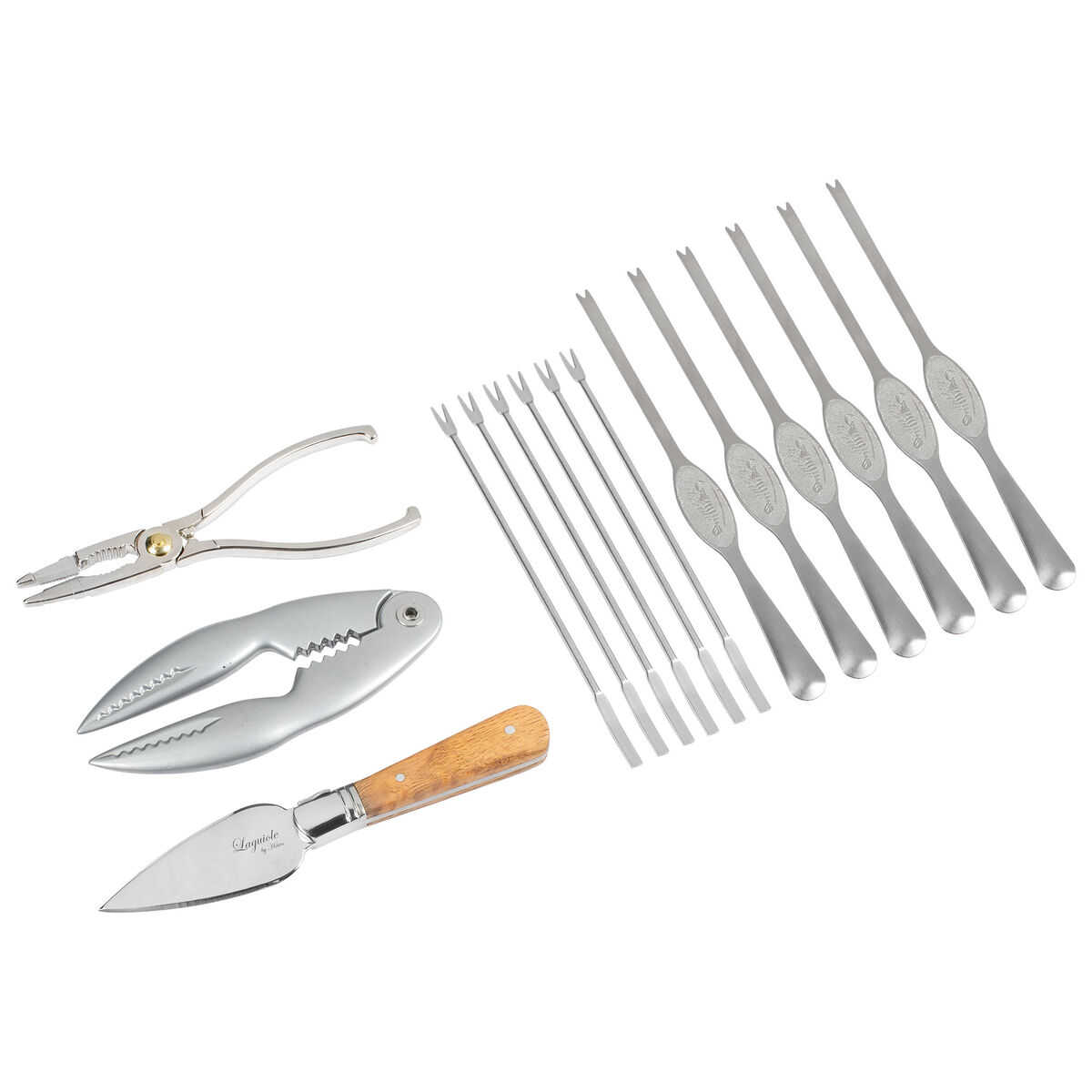 Skaldyrssæt i gaveæske, 15 dele