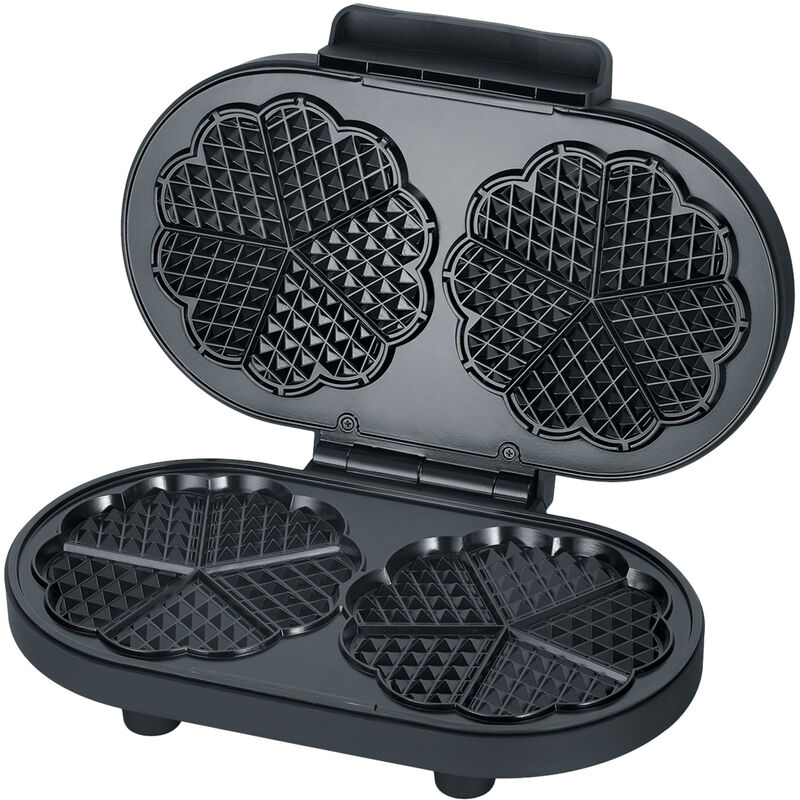 WA 2118 dubbelt våffeljärn, svart