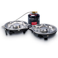 NomadiQ Compact bærbar gasgrill, sort