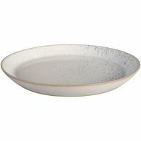 Kiln tallrik medium, vit/grå