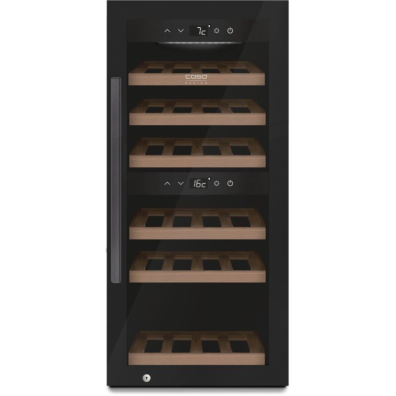 Vinkjøleskap WineExclusive 24 Flasker Svart