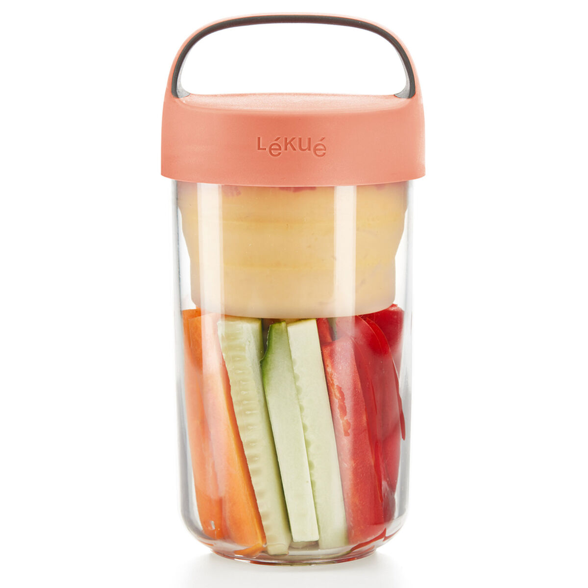 To Go-beholder 600 ml, coral