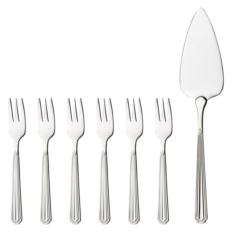 Renessanse lagkagesæt 7 dele, stål