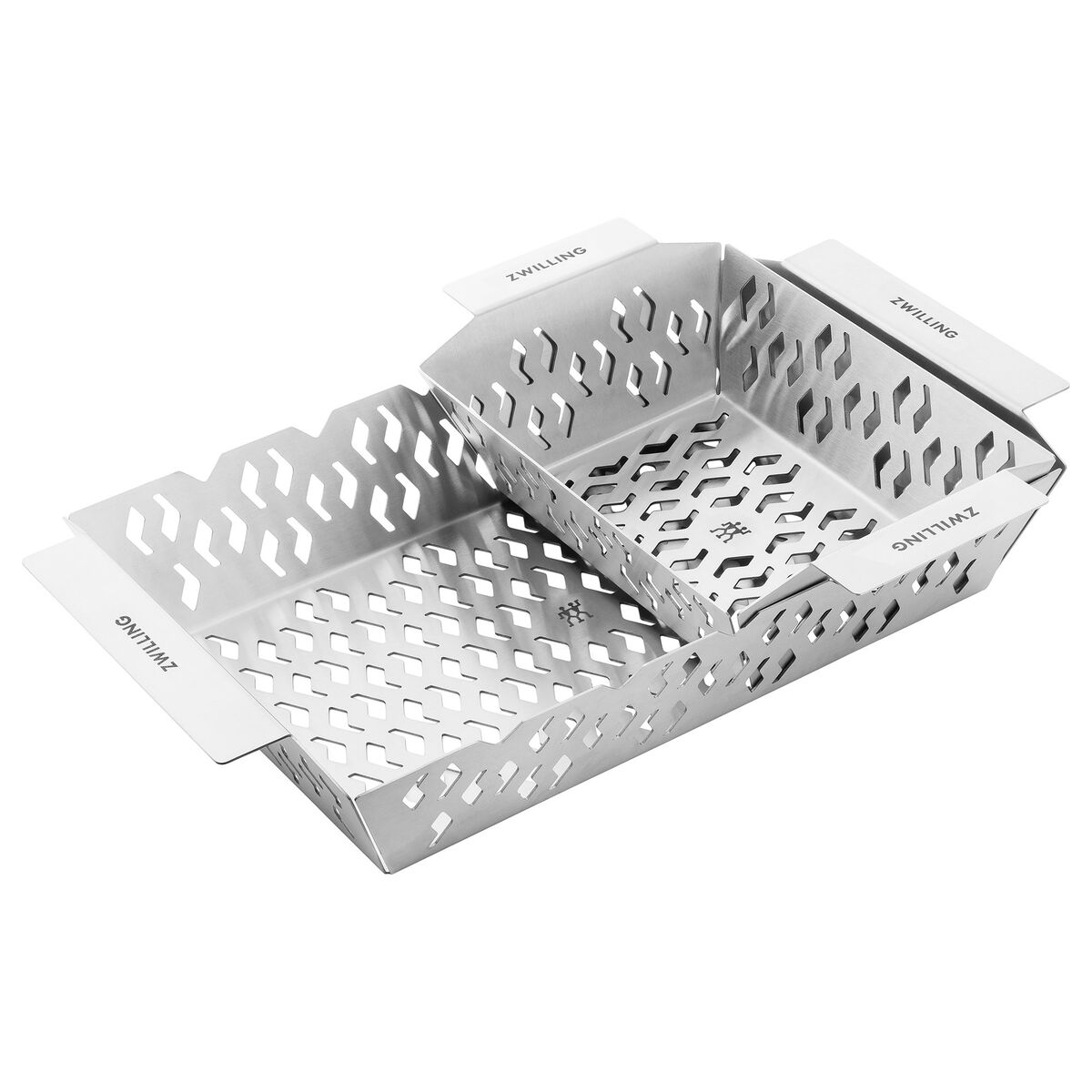BBQ+ grillkori suorakaidemalli 2 st, small + medium