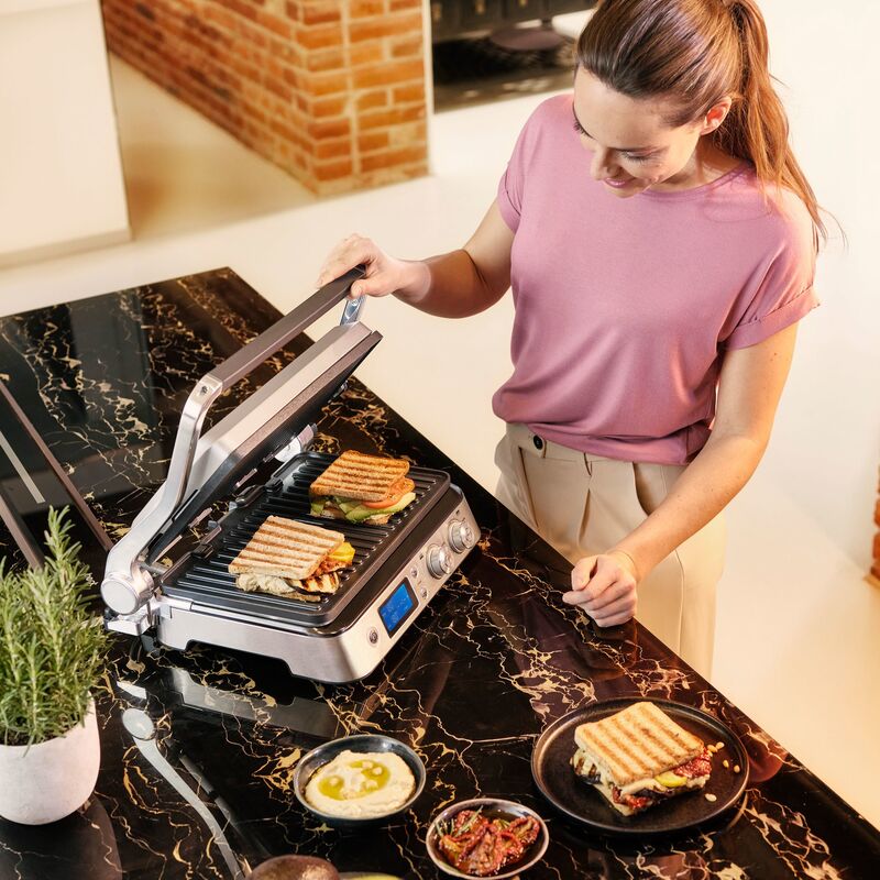 CG9047 MultiGrill 9 kontaktigrilli, hopea