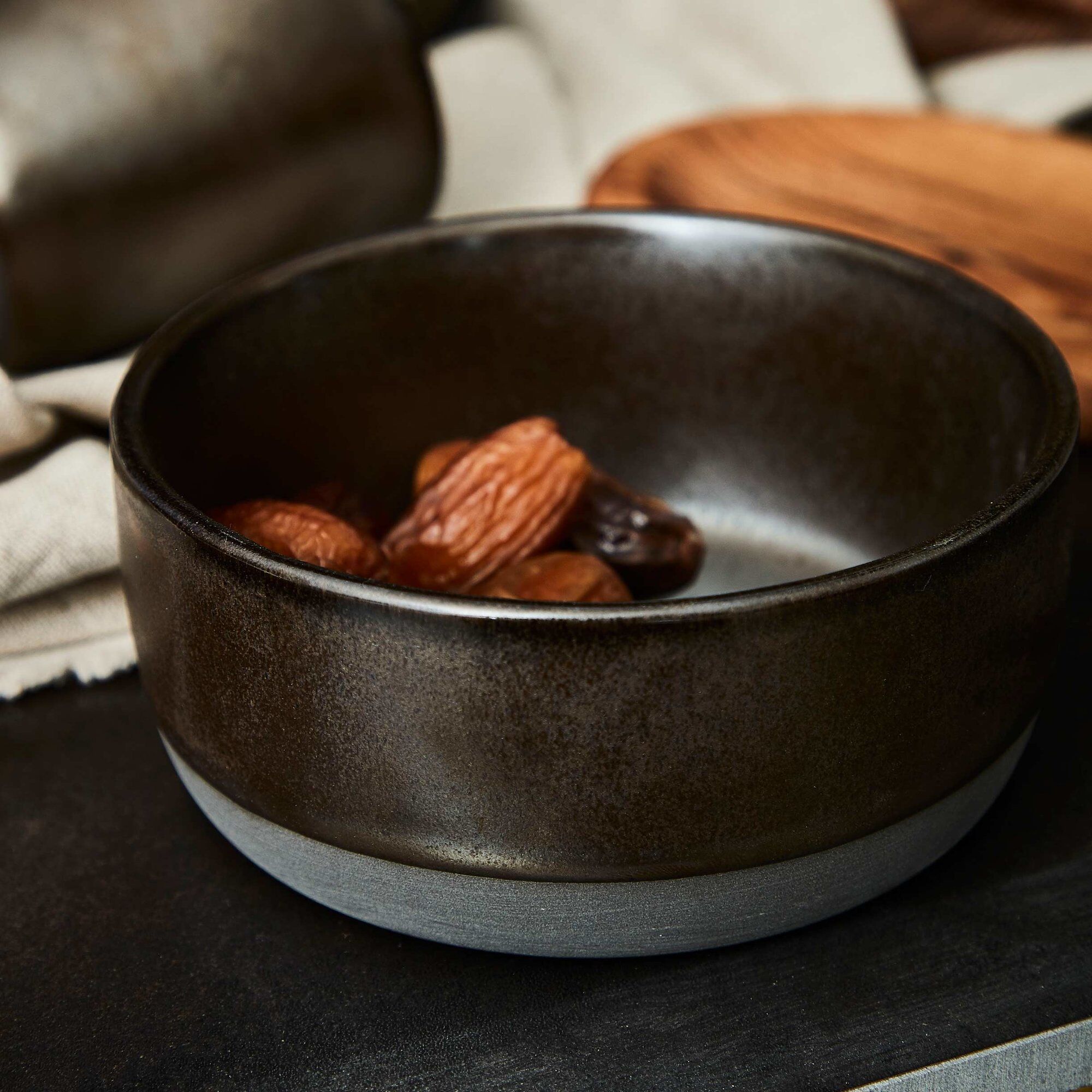 Alternativ bild 1 för Aida RAW skål metallisk brun 13,5 cm.