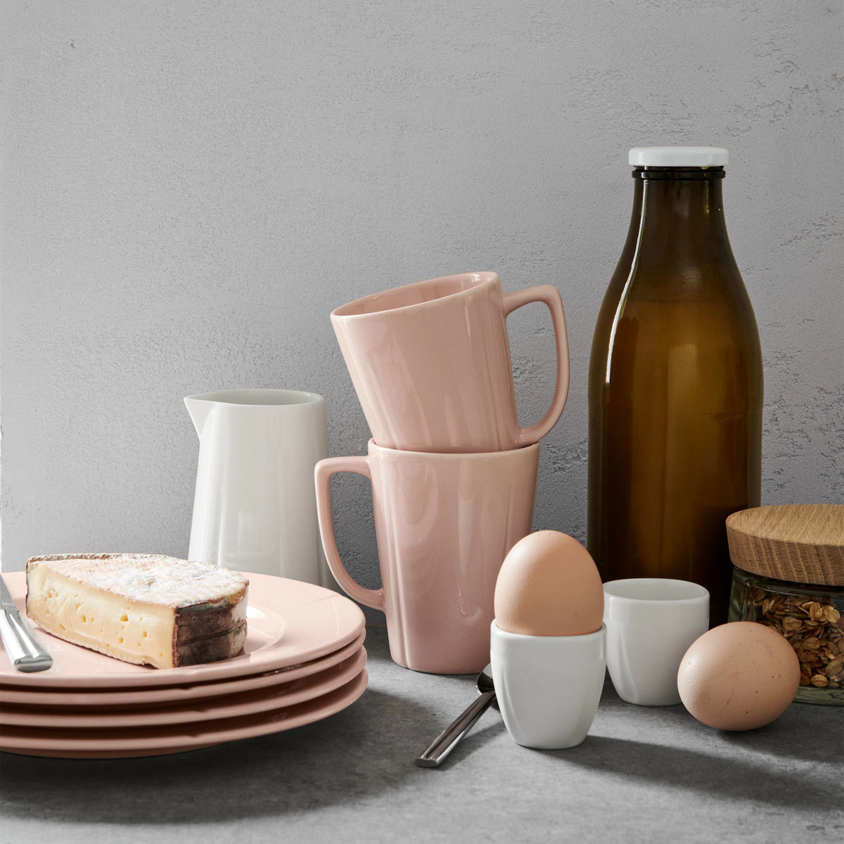 Grand Cru tallrik, 23 cm, blush
