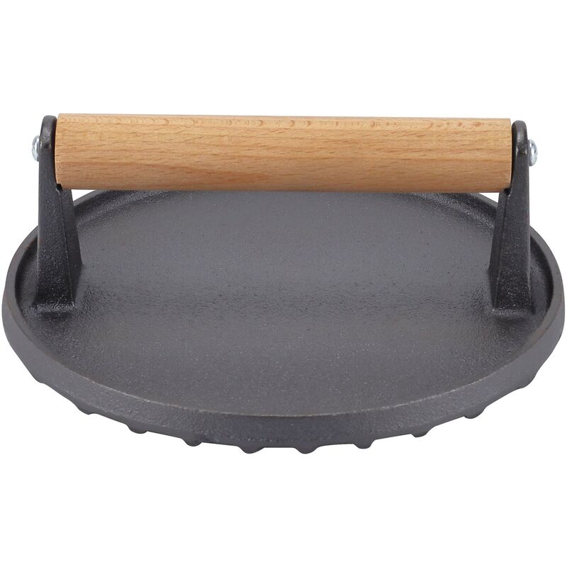 Grillpresse i støpejern Ø 17,5 cm