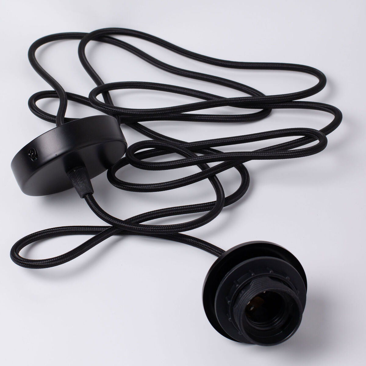 E27 taksladd 3 m, svart