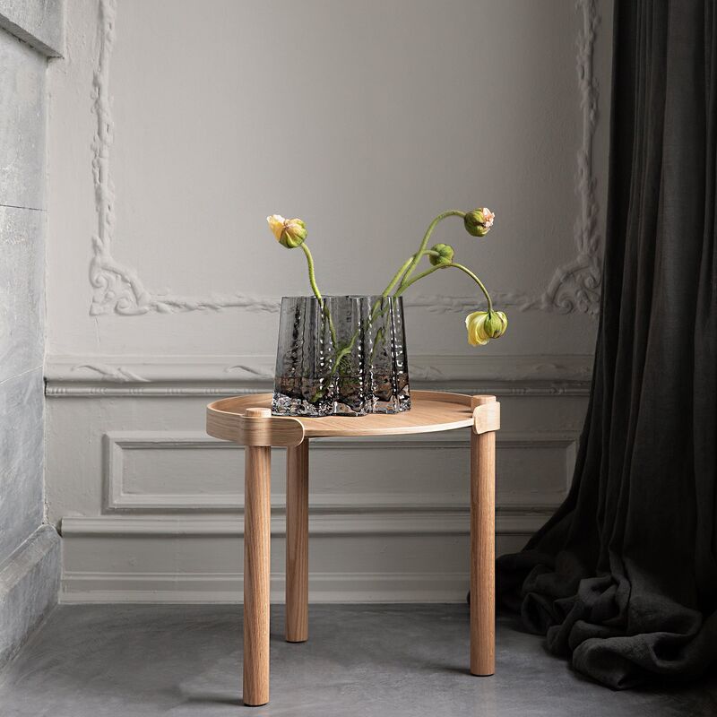 Gry Wide vase, 24 cm, smoke