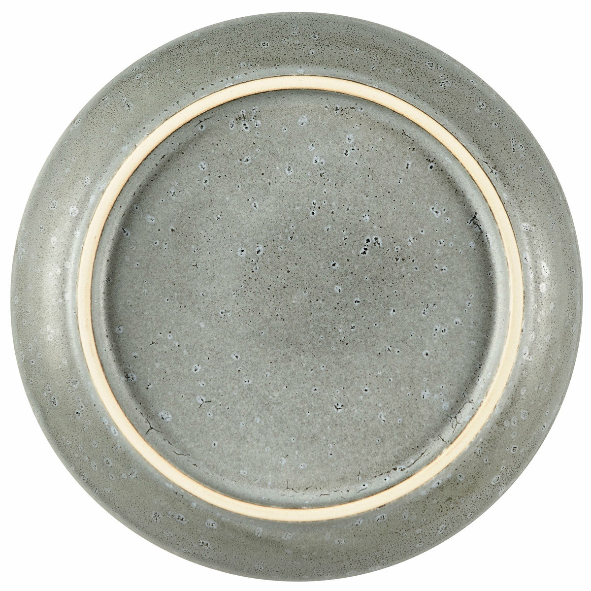 Gastro tallerken 17 cm, grå/kremhvit