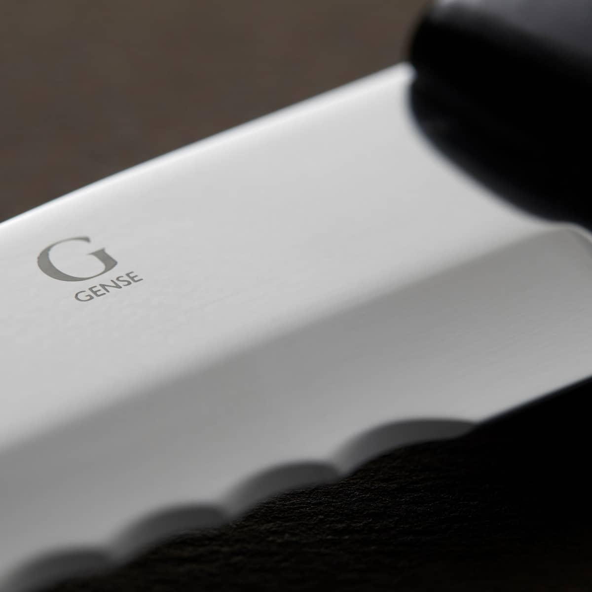 Old Farmer Micarta steakkniv XL 4 dele, sort/stål