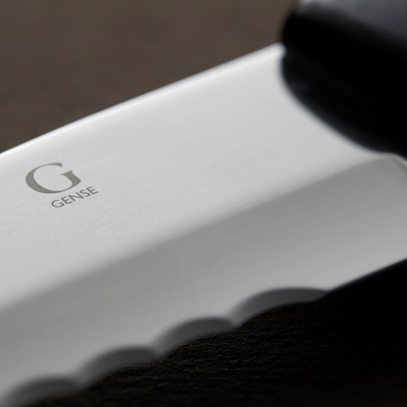 Old Farmer Micarta biffkniv XL 4 stk, svart/stål