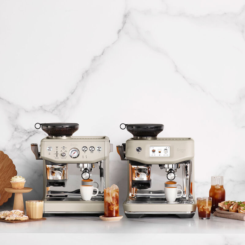 SES876ALM Barista Express Impress espressokone, almondy nougat