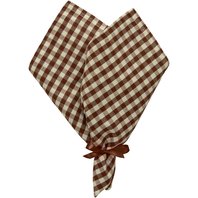 Oliva servett 45×45 cm 2-pack, brun