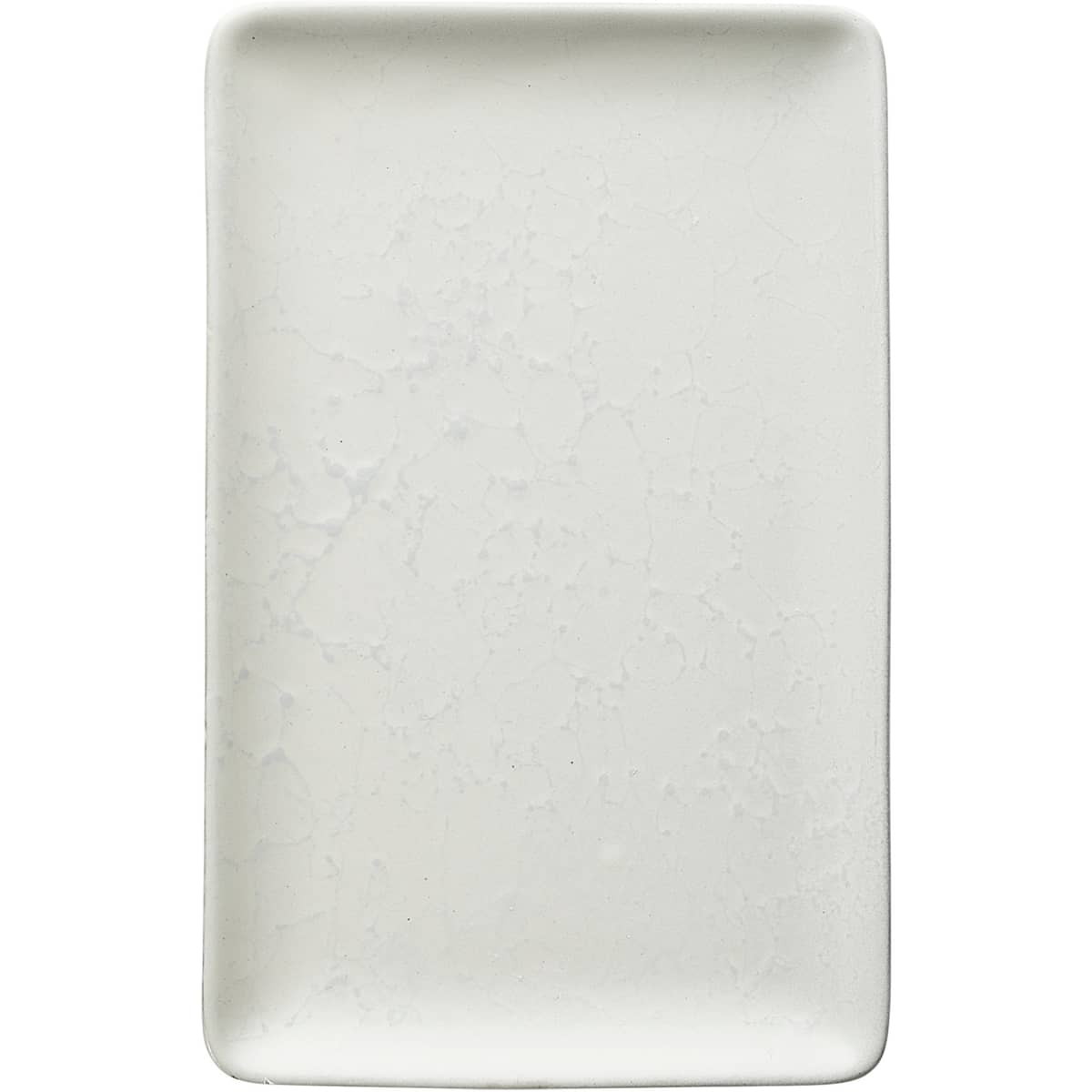 RAW rektangulær tallerken, 23,5 x 15 cm, arctic white