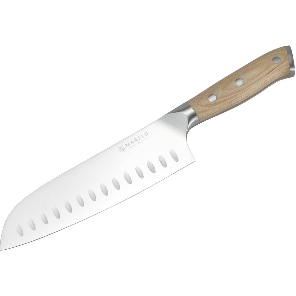 Santoku-kniv, 18 cm