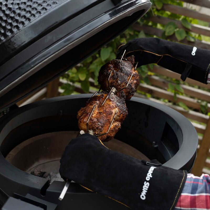 SUMO Midi + Grillmästarens rotisseri & pizzaugn, svart