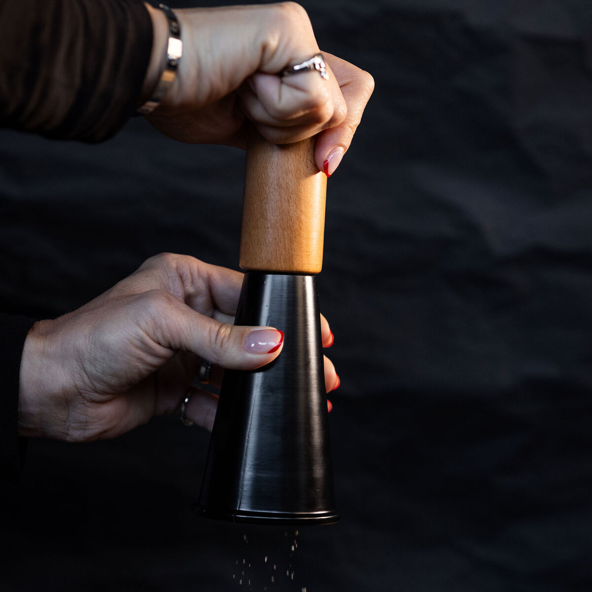 Gurken salt- och pepparkvarn M, svart/brun