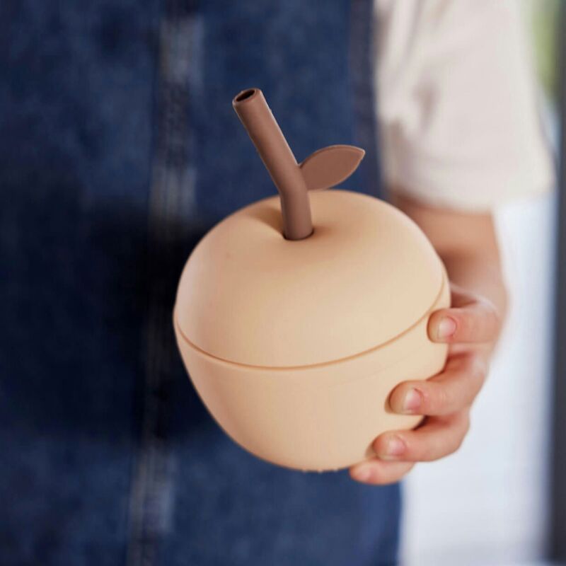 OYOY Mini Apple børnekrus, peach