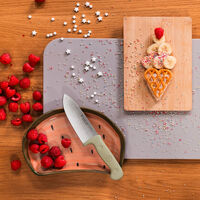 Junior kokkekniv 10 cm, grønn