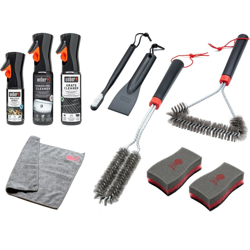 Rengøringskit til gasgrill i rustfrit stål