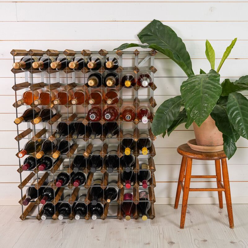 Vinreol Saml-Selv Lys Eg 90 flasker