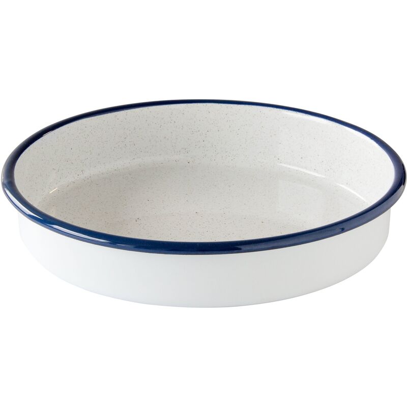 Rund ovnsform 28 cm, Kockums white