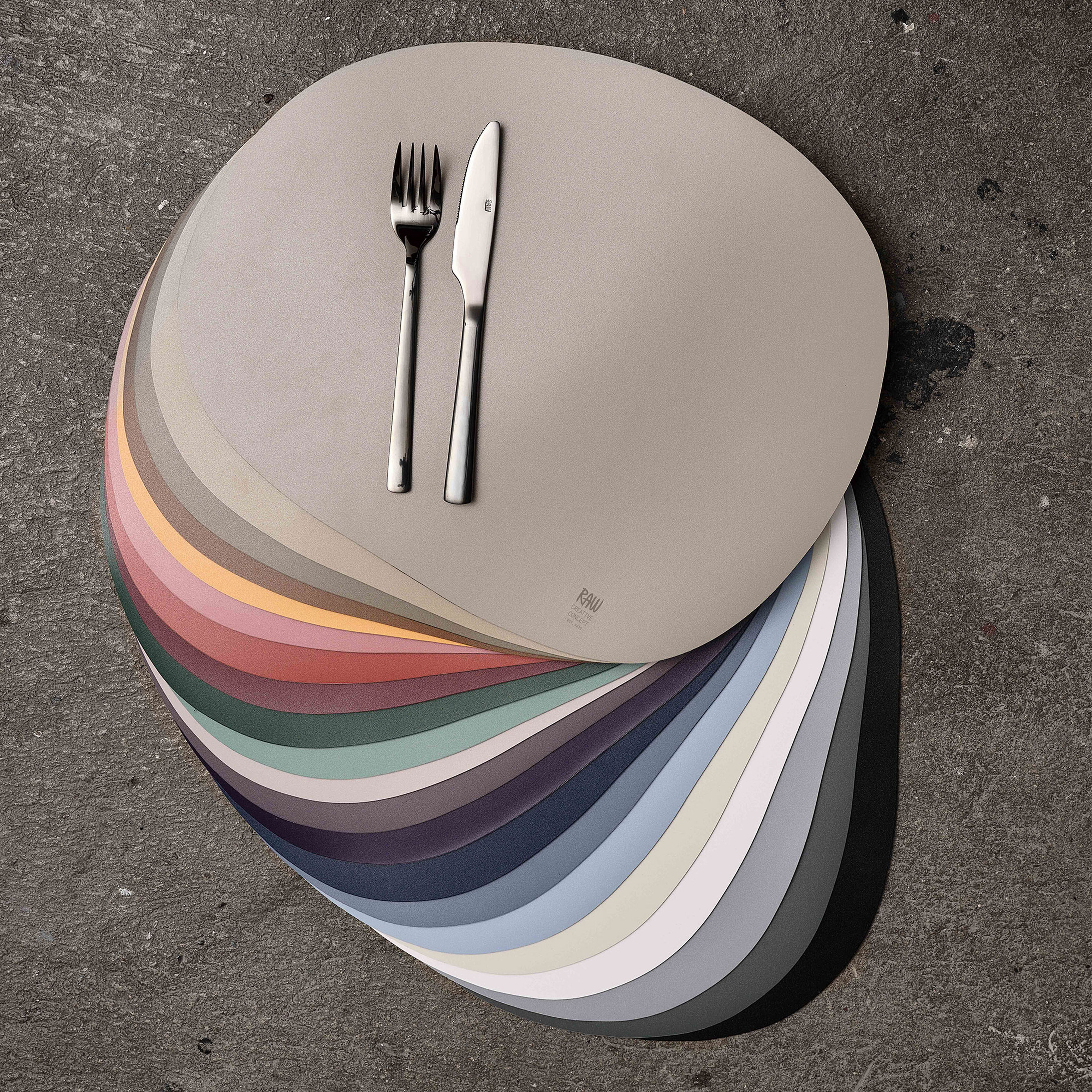 RAW Organic Bordstablett 6 st. Grå