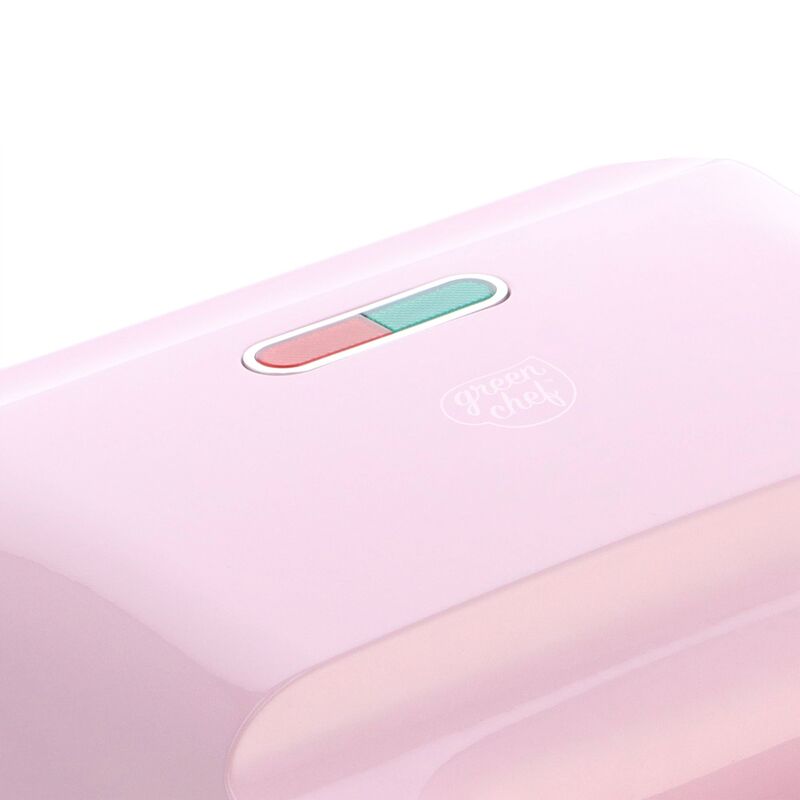 3-in-1 smörgåsgrill/våffeljärn, pink