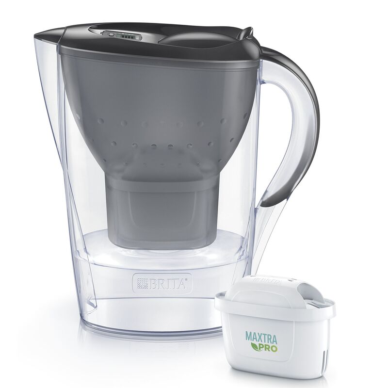 Marella vannfilterkanne, grå