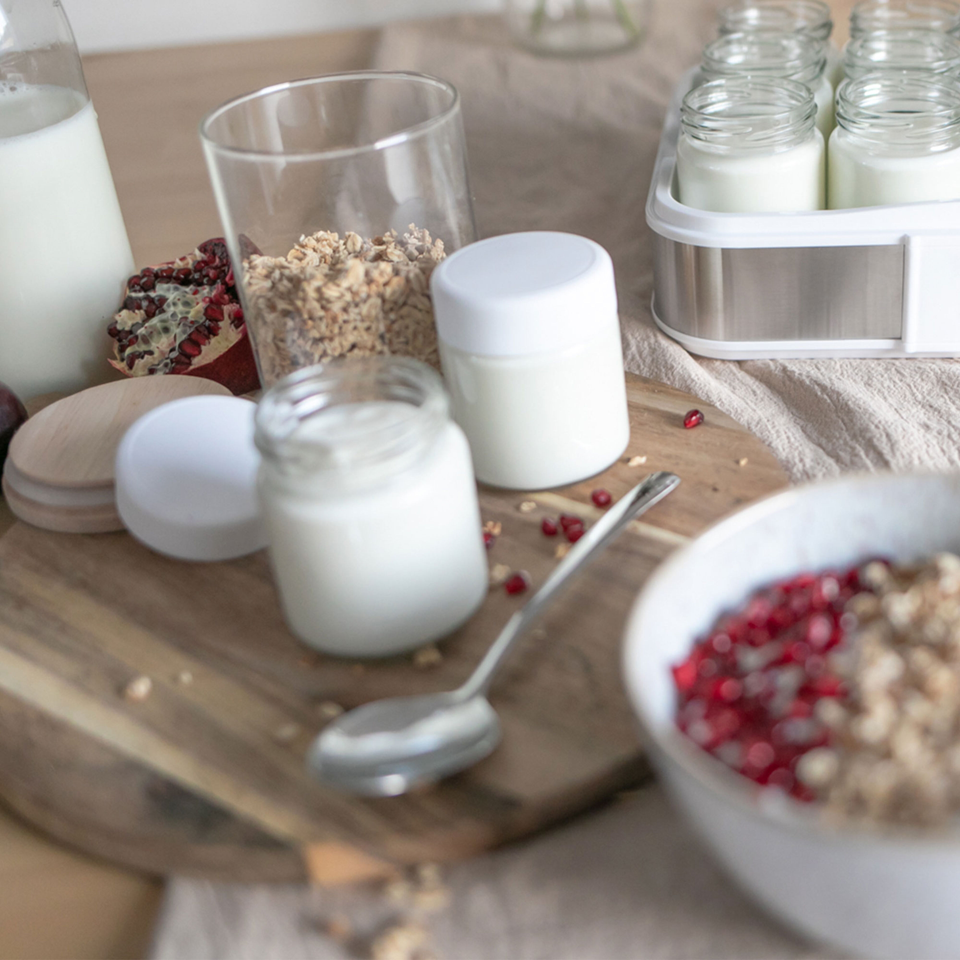 Yoghurtglas med Lock 6 st