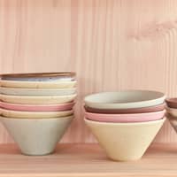 Yuka skål 3-pack, rose