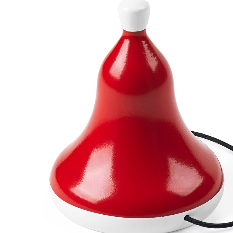 Tomteluva medium, röd/vit