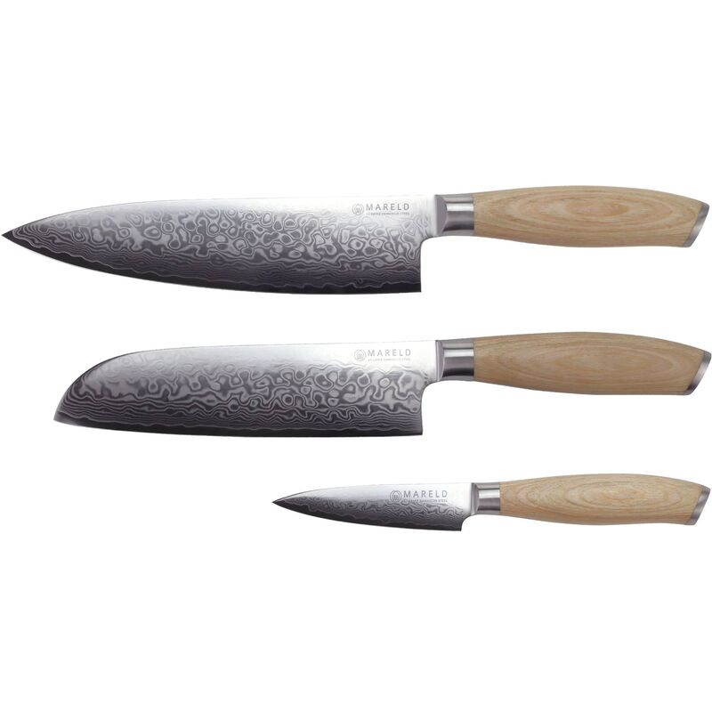 Akio Santoku knivsæt, 3 knive