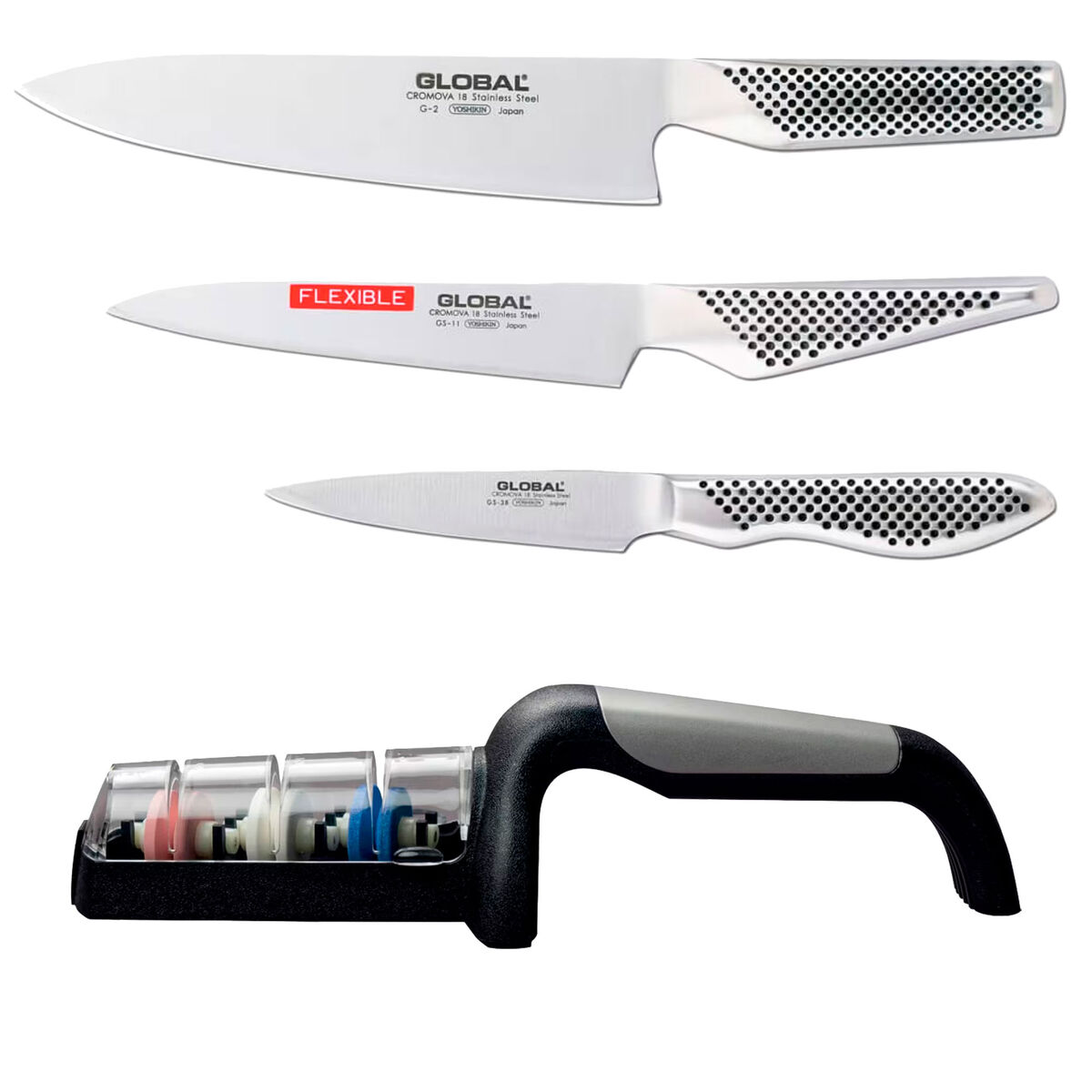 Knivset 3 delar + knivslip