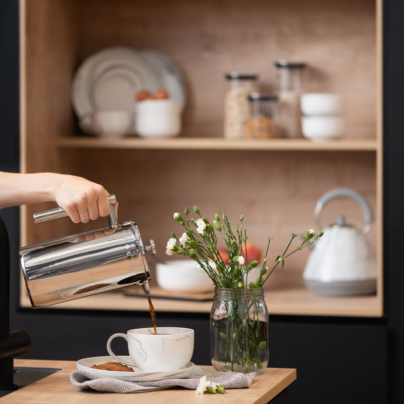 Gastro kaffepress 1 liter, rostfritt stål