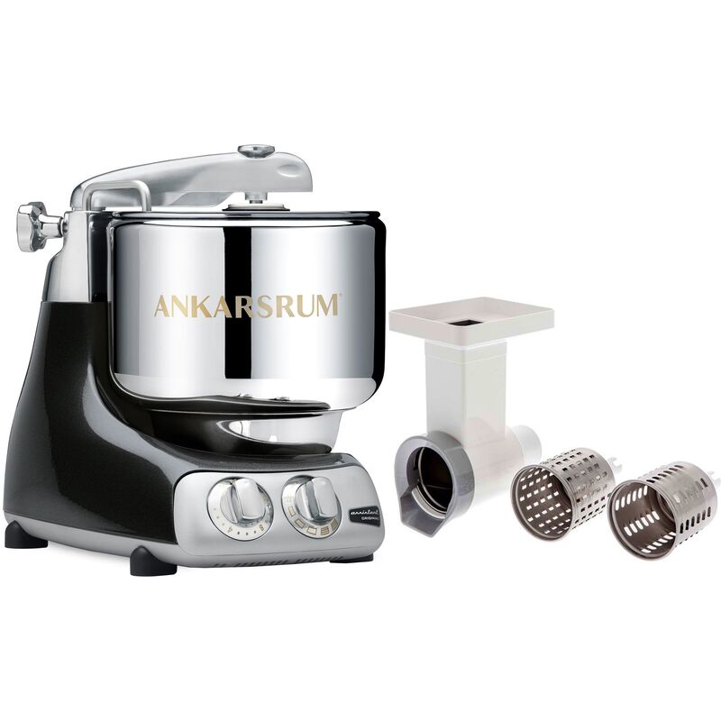 AKM 6230 köksmaskin + Grönsaksskärare, black diamond