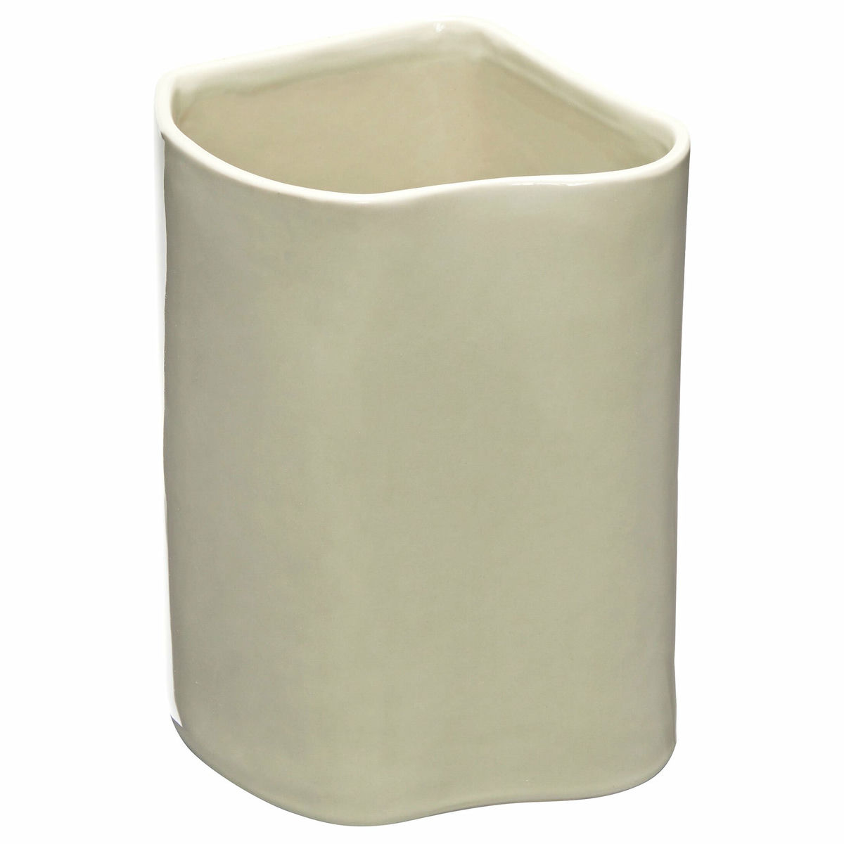 Amare burk med lock 21 cm, sand/brun
