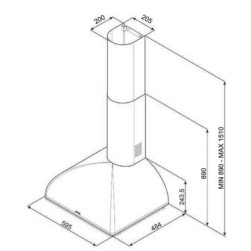 KS59POE2 Fläkt creme
