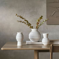 Knabstrup Tortus Archie Vas 26,5 cm, vit 