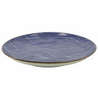 Seigaiha Blue tallrik 25 cm