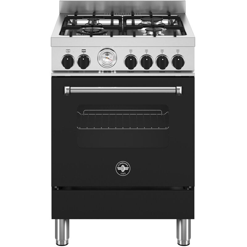 Americana gaskomfur 60 cm, mat sort