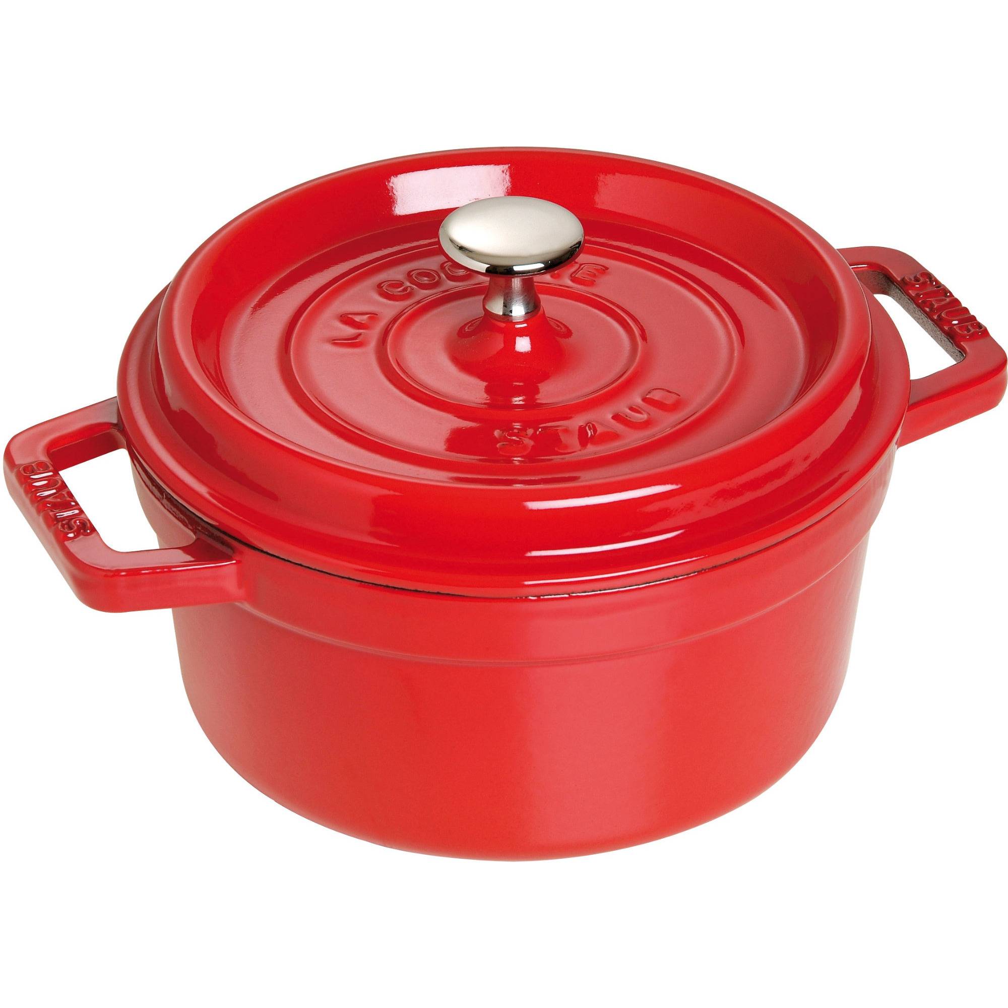 La Cocotte Rund Cocotte 20cm. 2 2 Liter Rød