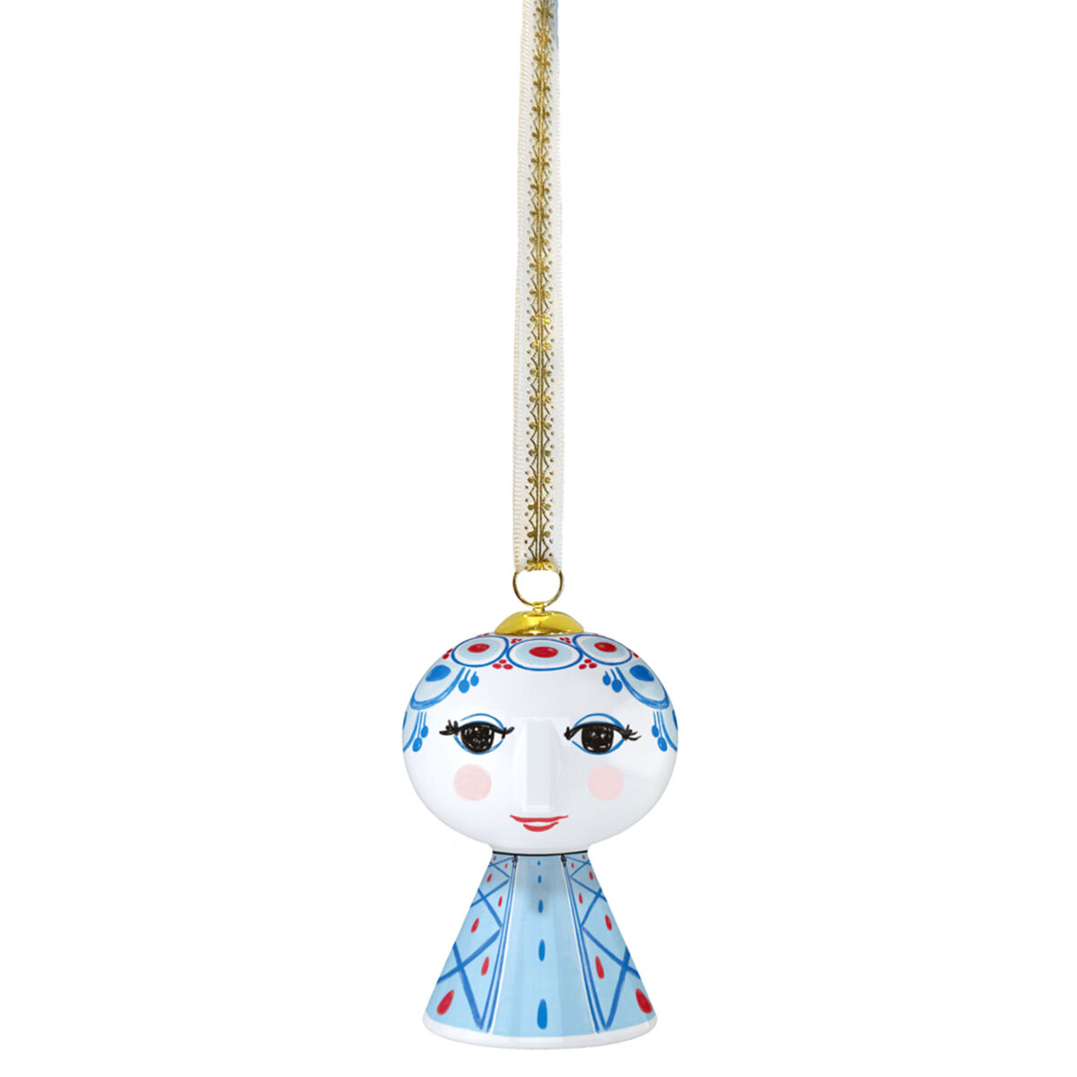 Bjørn Wiinblad Eva 2025 Julekugle 7,5 cm, blå