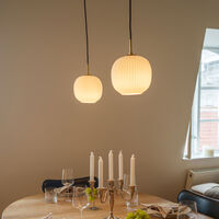 Vibra taklampe 18 cm, opal