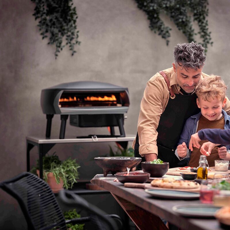 Etna Rotante pizzaovn, mat black