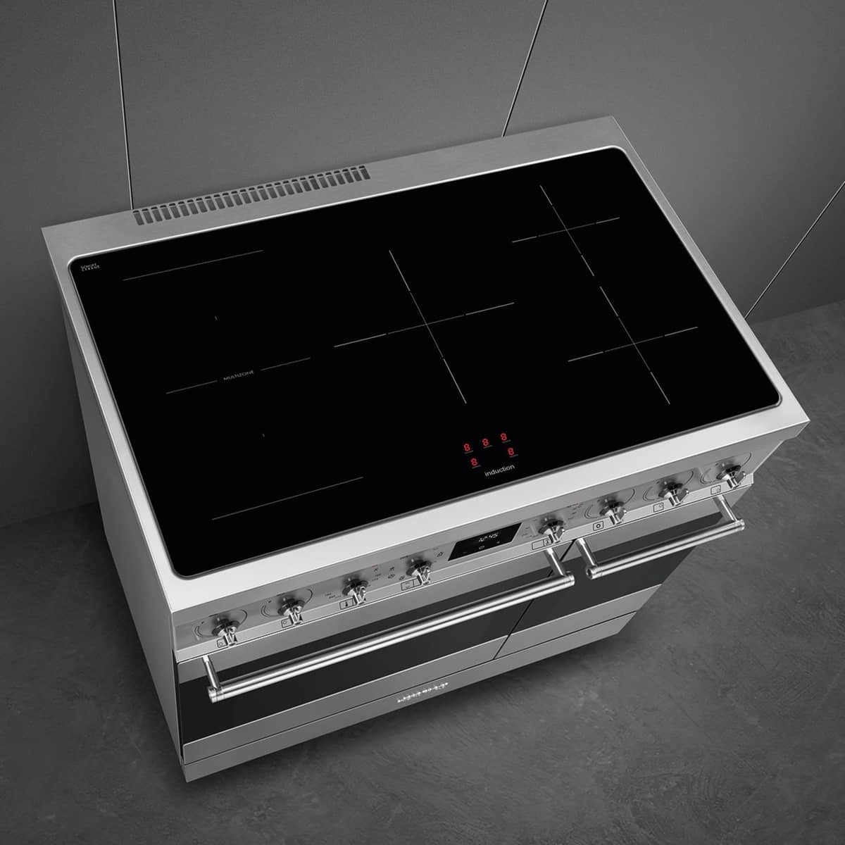 C92IMX2 Classic Induktionskomfur med 2 ovne, 90 cm, rustfrit stål