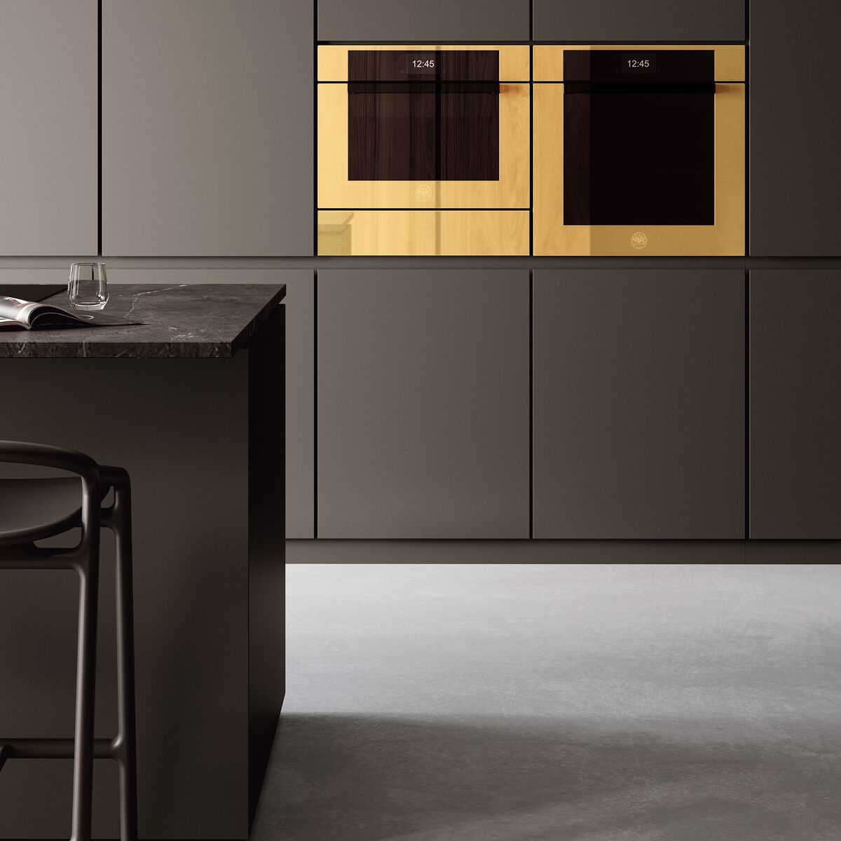 FMOD6117CTG3 Modern dampovn med pyrolyse 80 liter, gull